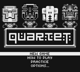 Quartet (Homebrew) — Title screen